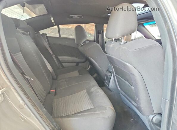 2C3CDXCT0PH616386 2023 DODGE CHARGER Gray Vista de los asientos traseros