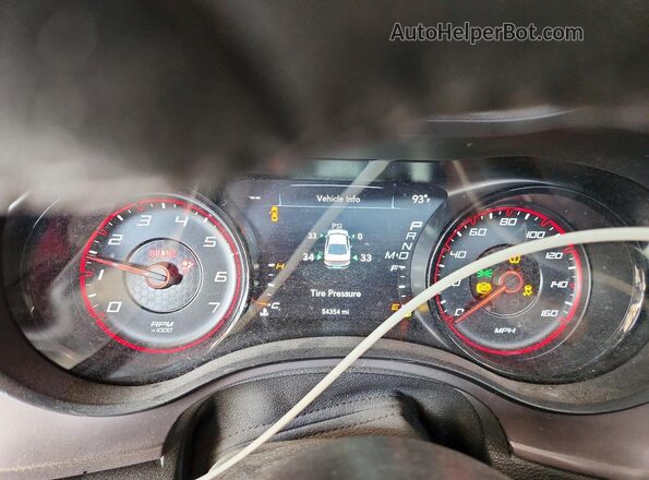 2C3CDXCT0PH616386 2023 DODGE CHARGER Gray Vista del cuadro de instrumentos