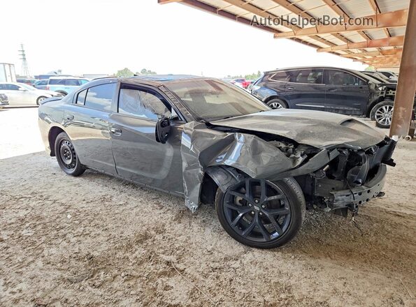 2C3CDXCT0PH616386 2023 DODGE CHARGER Gray Delantero derecho