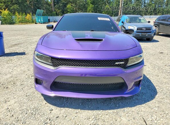 2C3CDXCT0PH639988 2023 DODGE CHARGER Фиолетовый Вид спереди