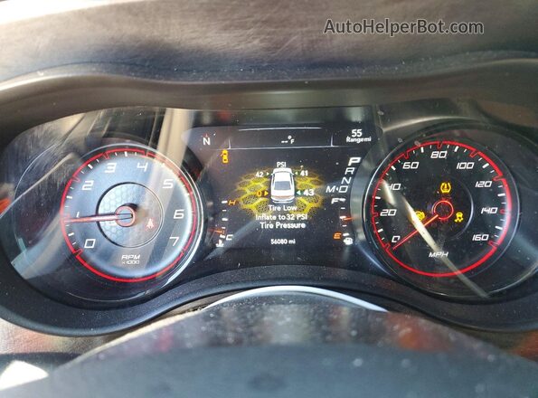 2C3CDXCT0PH639988 2023 DODGE CHARGER Фиолетовый Вид щитка приборов