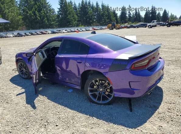 2C3CDXCT0PH639988 2023 DODGE CHARGER Фиолетовый Задняя левая четверть