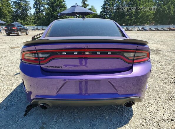 2C3CDXCT0PH639988 2023 DODGE CHARGER Фиолетовый Вид сзади