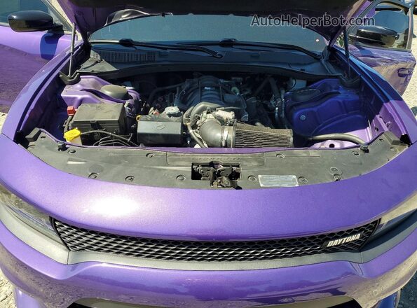 2C3CDXCT0PH639988 2023 DODGE CHARGER Фиолетовый Вид задней части салона