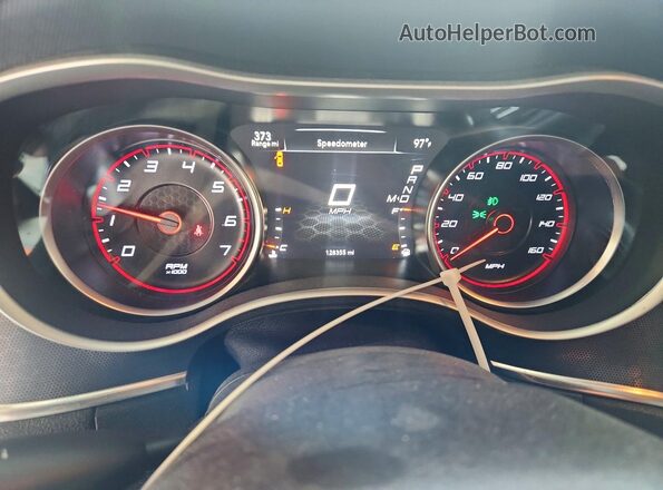 2C3CDXCT1HH667445 2017 DODGE CHARGER Black Vista del cuadro de instrumentos