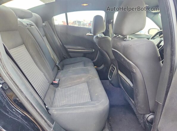 2C3CDXCT1HH667445 2017 DODGE CHARGER Black Vista de los asientos traseros