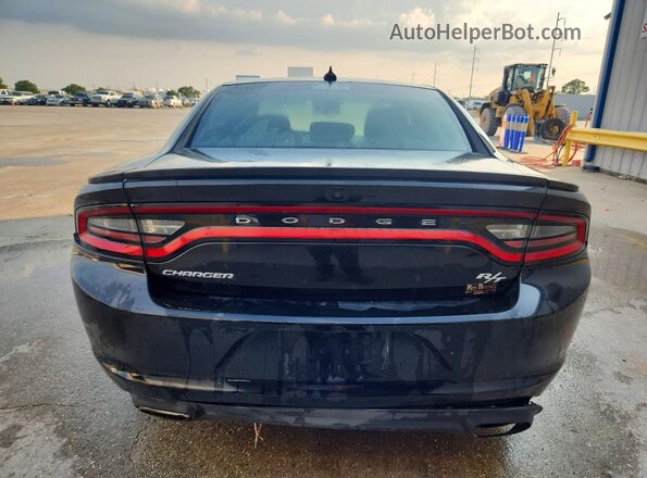 2C3CDXCT1HH667445 2017 DODGE CHARGER Black Vista trasera