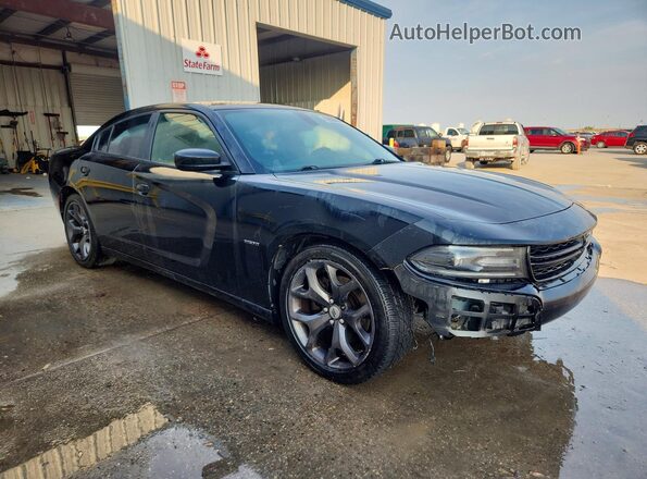 2C3CDXCT1HH667445 2017 DODGE CHARGER Black Delantero derecho