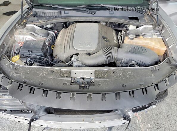2C3CDXCT1JH194748 2018 DODGE CHARGER Silver უკანა სალონის ხედი