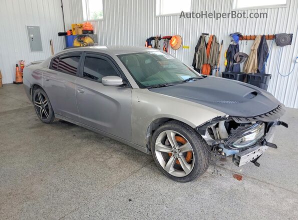 2C3CDXCT1JH194748 2018 DODGE CHARGER Silver წინა მარჯვენა