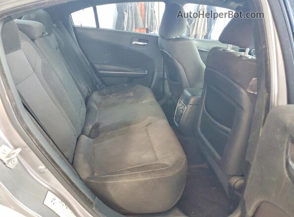 2C3CDXCT1JH194748 2018 DODGE CHARGER Silver უკანა სავარძლების ხედი