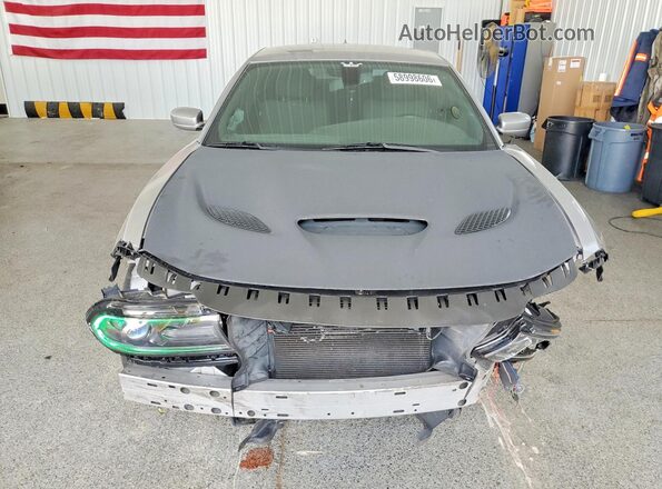 2C3CDXCT1JH194748 2018 DODGE CHARGER Silver წინა ხედი