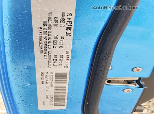 2C3CDXCT1KH510988 2019 DODGE CHARGER Blue Widok komory silnika