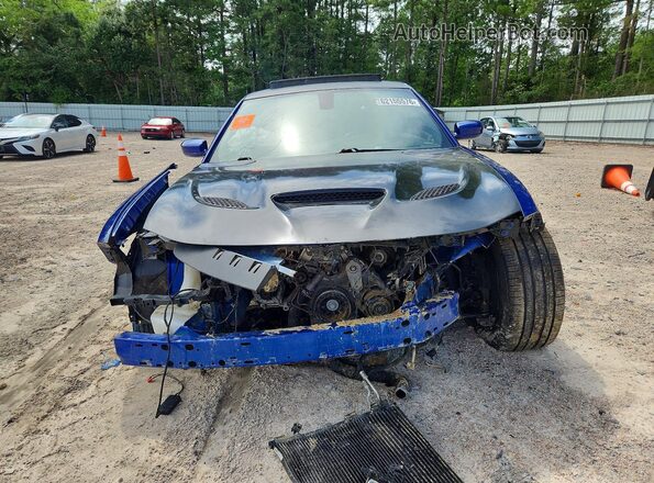 2C3CDXCT1KH540895 2019 DODGE CHARGER Blue Widok z przodu