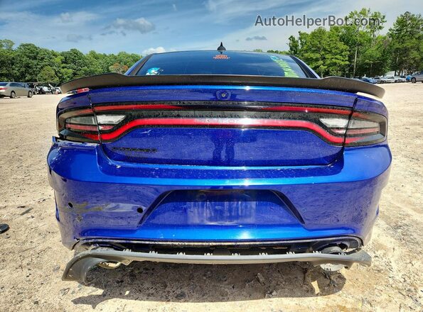 2C3CDXCT1KH540895 2019 DODGE CHARGER Blue Widok z tyłu