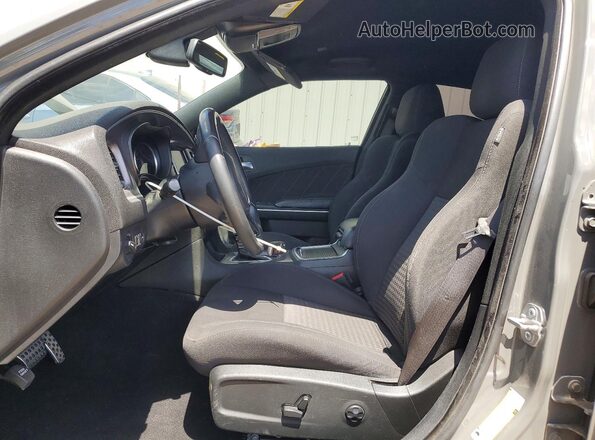 2C3CDXCT1KH575646 2019 DODGE CHARGER Gray Vista interior delantera
