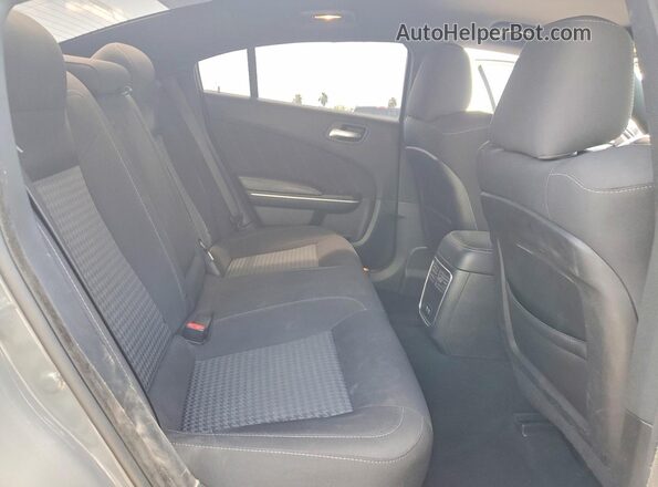 2C3CDXCT1KH575646 2019 DODGE CHARGER Gray Vista de los asientos traseros