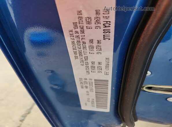 2C3CDXCT1LH150123 2020 DODGE CHARGER Blue Vista del compartimento del motor