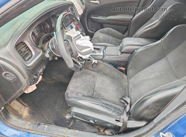 2C3CDXCT1LH150123 2020 DODGE CHARGER Blue Vista interior delantera