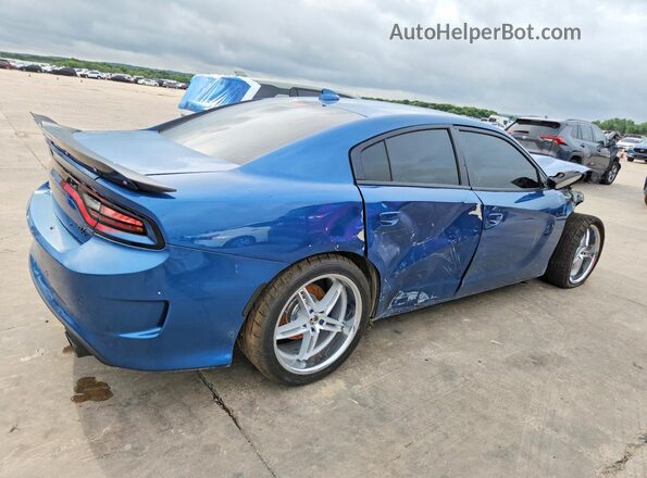 2C3CDXCT1LH150123 2020 DODGE CHARGER Blue Trasero derecho