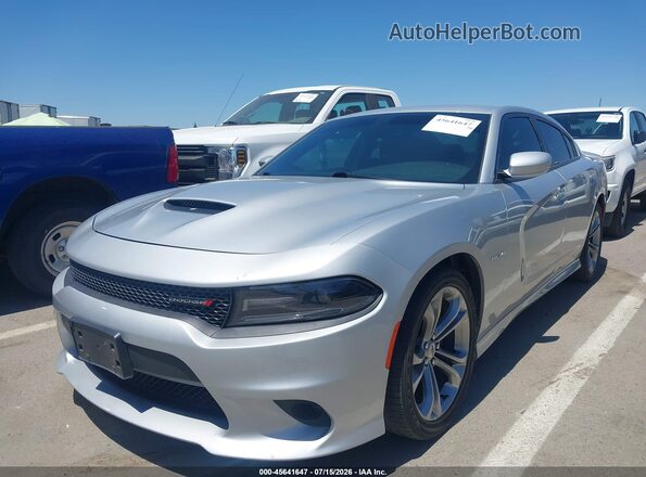 2C3CDXCT1LH188449 2020 DODGE CHARGER Silver Առջևի ձախ երեք քառորդ տեսարան