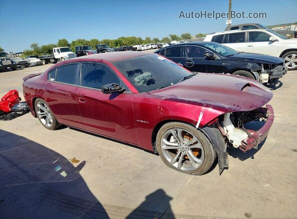 2C3CDXCT1MH556520 2021 DODGE CHARGER Burgundy Передня права чверть
