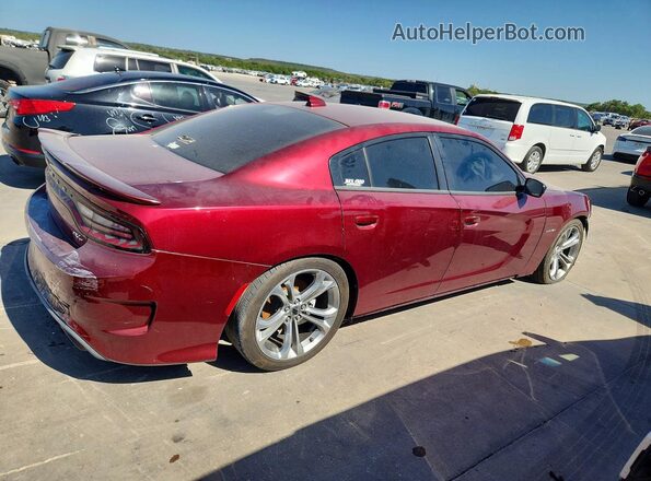 2C3CDXCT1MH556520 2021 DODGE CHARGER Burgundy Задня права чверть