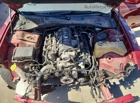 2C3CDXCT1MH556520 2021 DODGE CHARGER Burgundy Вид задньої частини салону