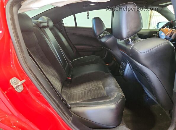 2C3CDXCT1MH594717 2021 DODGE CHARGER Red უკანა სავარძლების ხედი