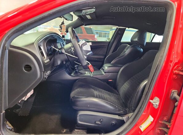 2C3CDXCT1MH594717 2021 DODGE CHARGER Red წინა სალონის ხედი