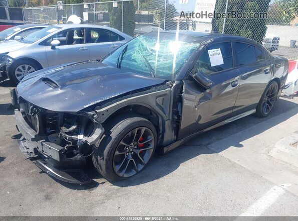 2C3CDXCT1MH595155 2021 DODGE CHARGER Серый Передняя левая четверть
