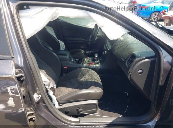 2C3CDXCT1MH595155 2021 DODGE CHARGER Серый Вид салона спереди