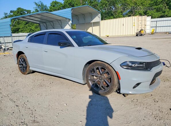 2C3CDXCT1MH632897 2021 DODGE CHARGER Синий Передняя правая четверть