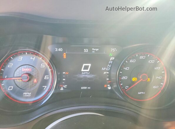 2C3CDXCT1MH632897 2021 DODGE CHARGER Синий Вид щитка приборов