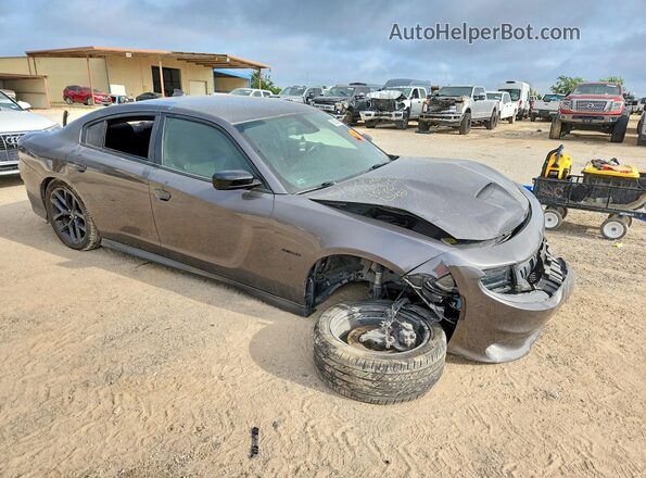 2C3CDXCT1NH145412 2022 DODGE CHARGER Gray Delantero derecho