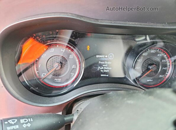 2C3CDXCT1NH145412 2022 DODGE CHARGER Gray Vista del cuadro de instrumentos