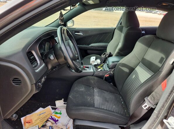 2C3CDXCT1NH145412 2022 DODGE CHARGER Gray Vista interior delantera