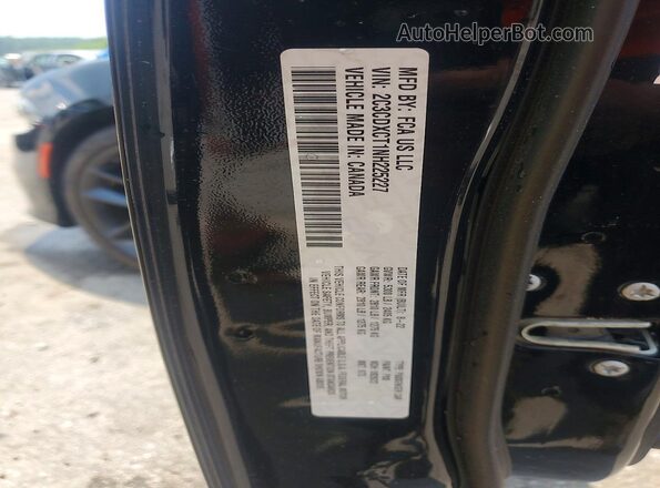 2C3CDXCT1NH225227 2022 DODGE CHARGER Black Widok komory silnika