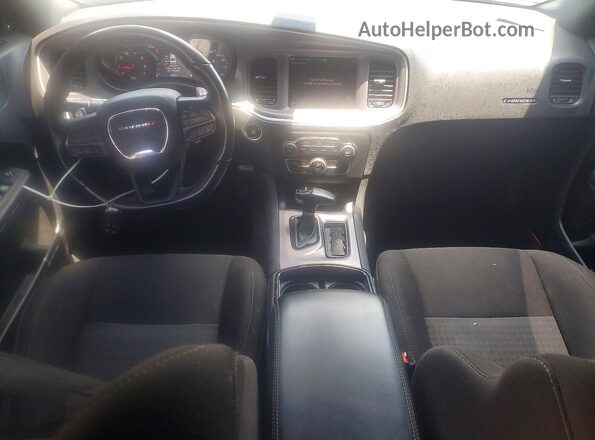 2C3CDXCT1NH225227 2022 DODGE CHARGER Black Widok deski rozdzielczej