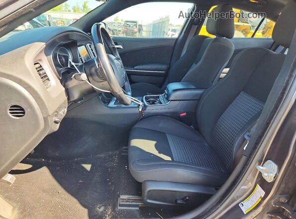 2C3CDXCT1PH583012 2023 DODGE CHARGER Серый Вид салона спереди