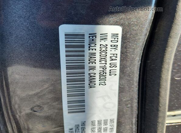 2C3CDXCT1PH583012 2023 DODGE CHARGER Серый Вид подкапотного пространства