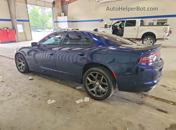 2C3CDXCT2GH241567 2016 DODGE CHARGER Синий Задняя левая четверть