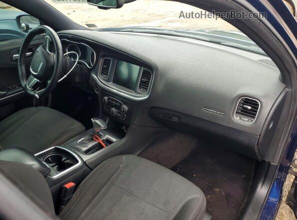 2C3CDXCT2GH241567 2016 DODGE CHARGER Синий Вид панели приборов