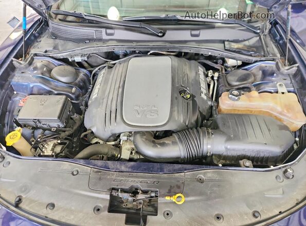 2C3CDXCT2GH241567 2016 DODGE CHARGER Синий Вид задней части салона