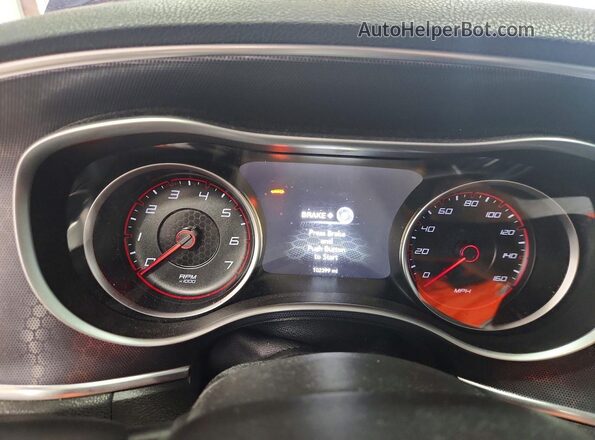 2C3CDXCT2GH241567 2016 DODGE CHARGER Синий Вид щитка приборов