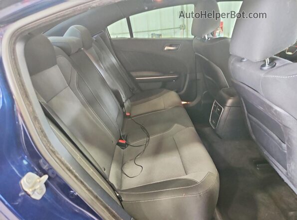 2C3CDXCT2GH241567 2016 DODGE CHARGER Синий Вид задних сидений