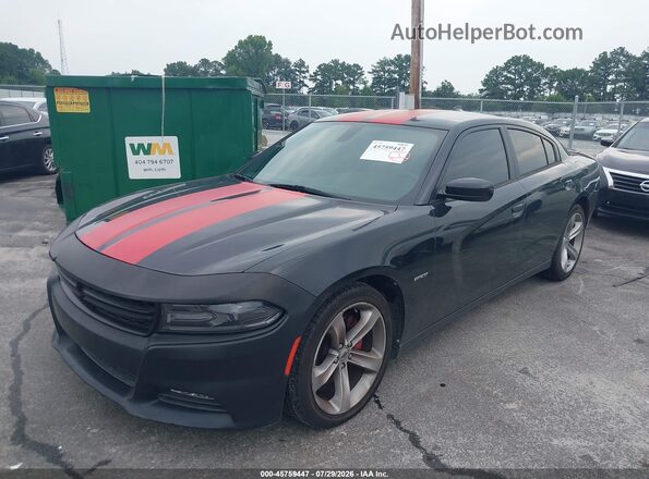 2C3CDXCT2HH510300 2017 DODGE CHARGER Черный Передняя левая четверть