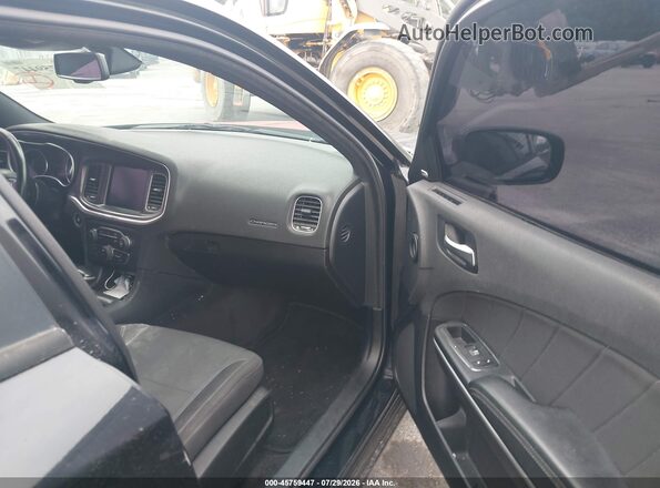 2C3CDXCT2HH510300 2017 DODGE CHARGER Черный Вид салона спереди