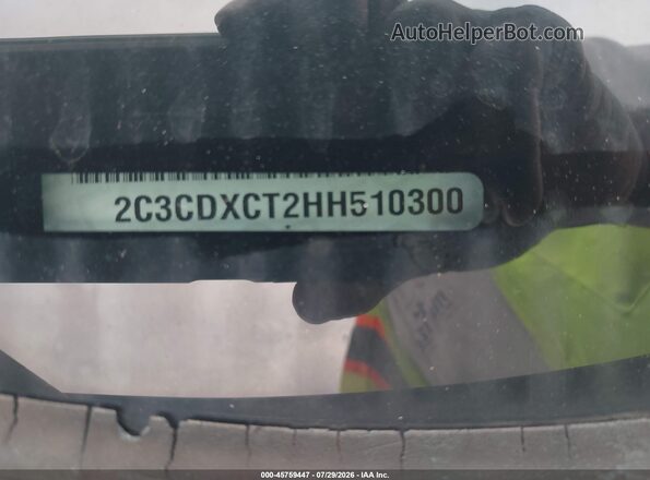 2C3CDXCT2HH510300 2017 DODGE CHARGER Черный Вид подкапотного пространства
