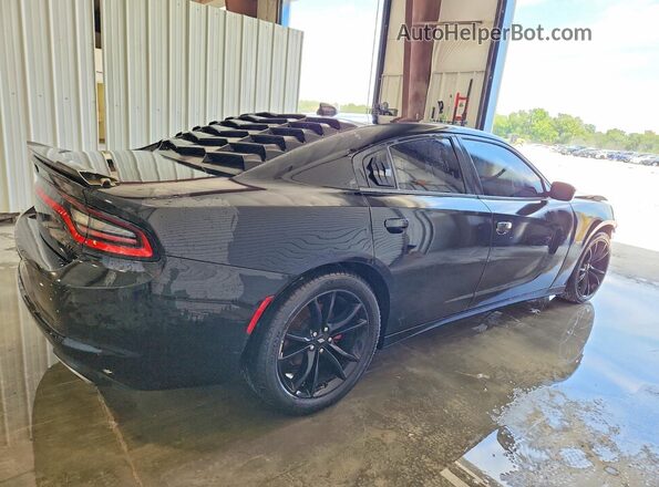 2C3CDXCT2HH511169 2017 DODGE CHARGER Black Tył prawy